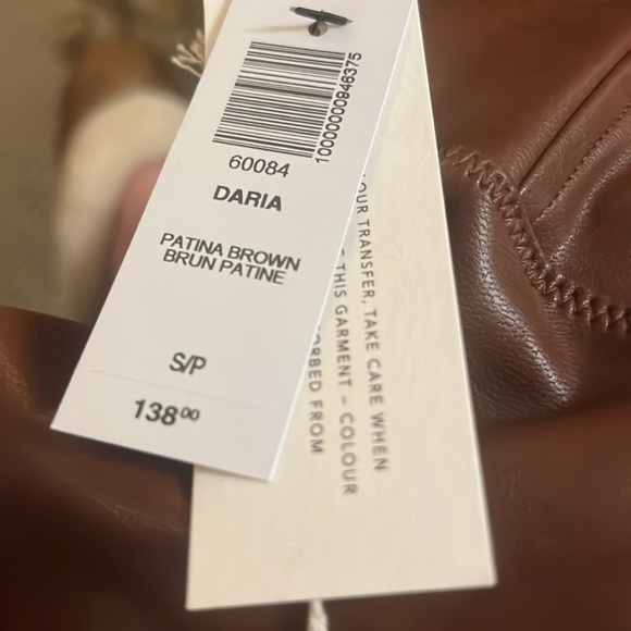 Aritzia NWT Wilfred free Daria Vegan leather leggings - Picture 4 of 4